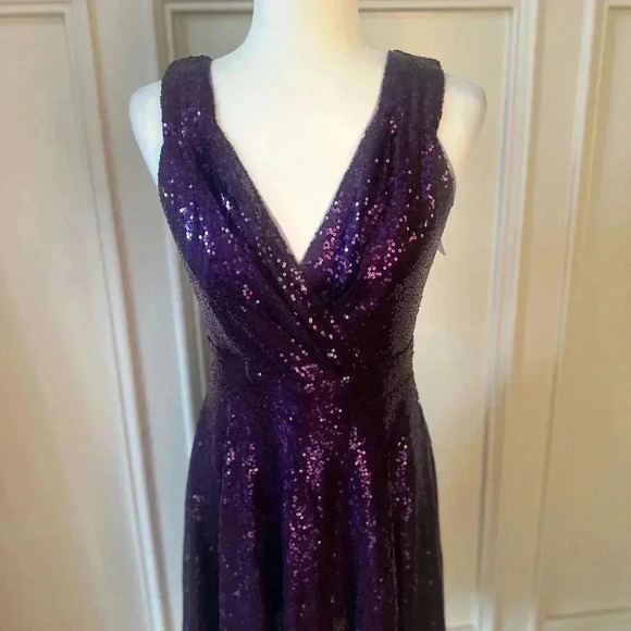 GRACE KARIN Sequin Sleeveless V-Neck Sparkly Glitter Evening Party Siz small - Picture 9 of 14